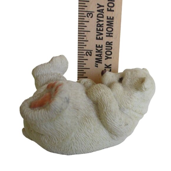Playful Polar Bear Figurine - Animal Nature Figure - Home Decor - Picture 5 of 7